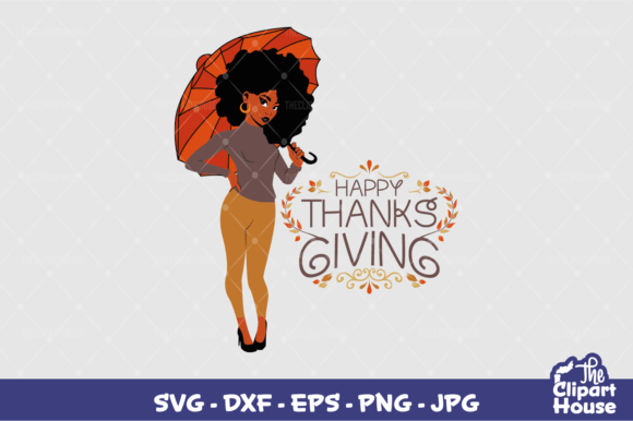 Celebrate with a Happy Thanksgiving Woman Design