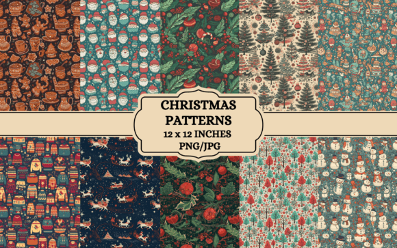 Christmas Pattern: A Festive Digital Asset for Creative Projects