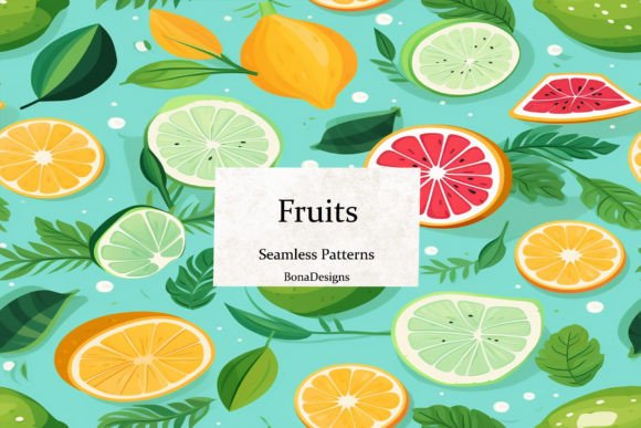 Fruits Seamless Pattern for Creative Projects