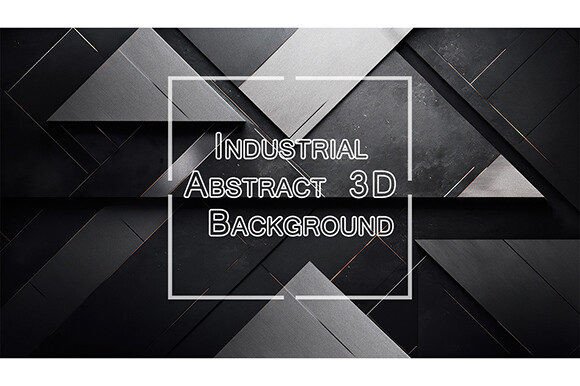 Industrial Abstract 3D Background: A Versatile Asset for Modern Design