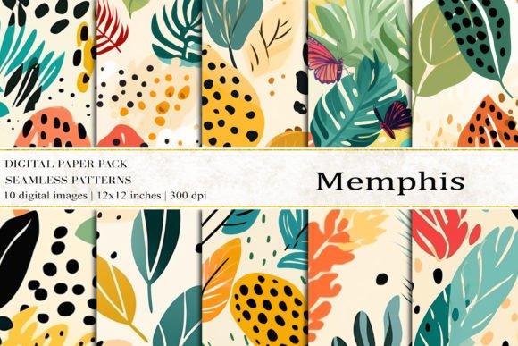 Memphis Digital Papers: Integrating Bold Aesthetics into Professional and Creative Workflows
