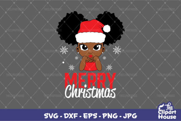 Merry Christmas Girl: A Versatile Design for Cricut, Silhouette, and Custom Crafting