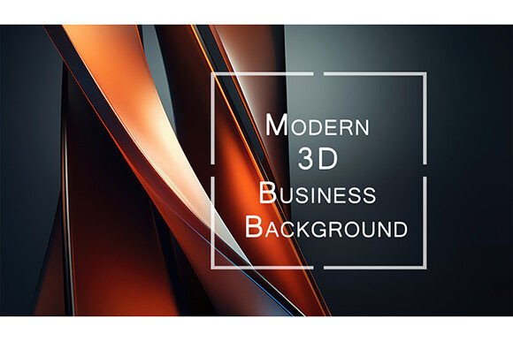 Modern 3D Business Background for Professional Design