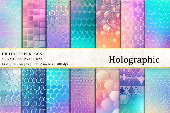 Unlocking Creativity with Holographic Digital Papers and Seamless Patterns