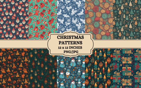 Vintage Christmas Patterns Paper: A Versatile Resource for Creators and Entrepreneurs