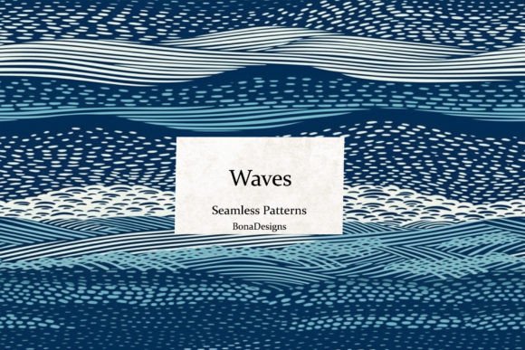 Waves Seamless Pattern: Digital Paper for Creative Projects
